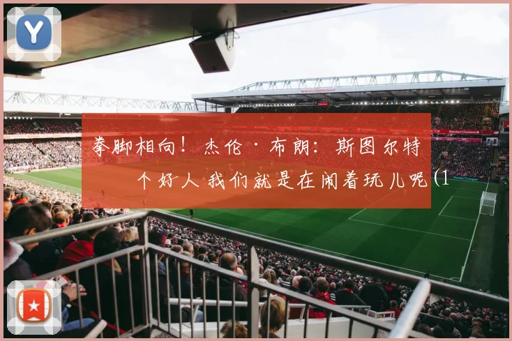 拳脚相向！杰伦·布朗：斯图尔特是个好人 我们就是在闹着玩儿呢(1)