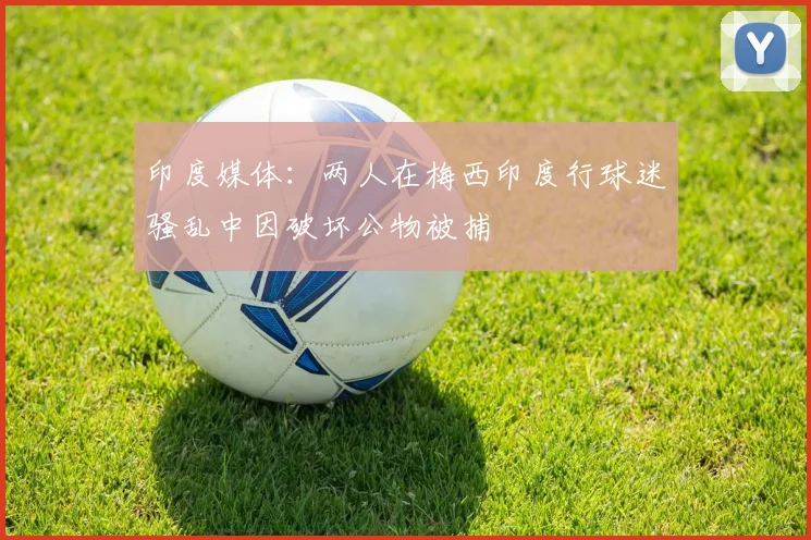印度媒体：两人在梅西印度行球迷骚乱中因破坏公物被捕